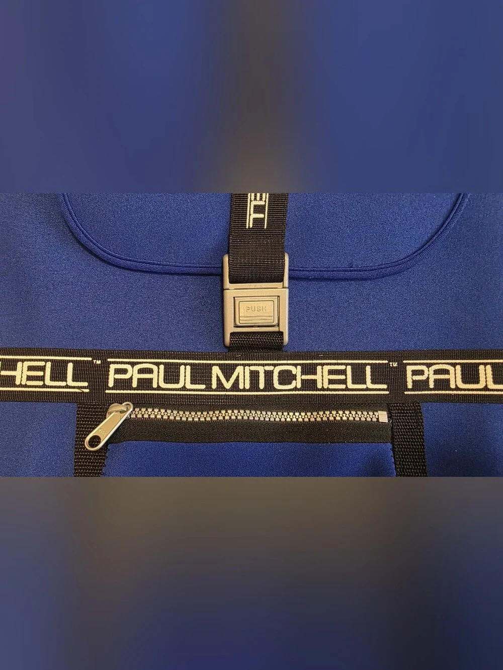 Paul Mitchell Centrix Blue Neoprene Scuba Backpack Travel Bag Daypack